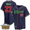 Men's Atlanta Braves Atliens Cool Base Jersey - All Stitched