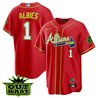 Men's Atlanta Braves Atliens Cool Base Jersey - All Stitched