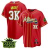 Men's Atlanta Braves Atliens Cool Base Jersey - All Stitched