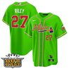 Men's Atlanta Braves Atliens Cool Base Jersey - All Stitched