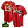 Men's Atlanta Braves Atliens Cool Base Jersey - All Stitched