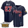 Men's Atlanta Braves Atliens Cool Base Jersey V2 - All Stitched