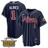 Men's Atlanta Braves Atliens Cool Base Jersey V2 - All Stitched