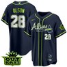 Men's Atlanta Braves Atliens Cool Base Jersey V2 - All Stitched