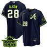 Men's Atlanta Braves Atliens The A Cool Base Jersey - All Stitched