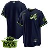 Men's Atlanta Braves Atliens The A Cool Base Jersey - All Stitched