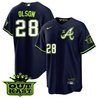 Youth's Atlanta Braves Atliens The A Cool Base Jersey - All Stitched