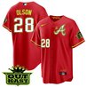 Youth's Atlanta Braves Atliens The A Cool Base Jersey - All Stitched