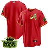 Youth's Atlanta Braves Atliens The A Cool Base Jersey - All Stitched