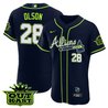 Youth's Atlanta Braves Atliens Flex Base Jersey - All Stitched