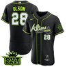 Youth's Atlanta Braves Atliens Flex Base Jersey - All Stitched