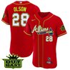 Youth's Atlanta Braves Atliens Flex Base Jersey - All Stitched