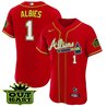 Youth's Atlanta Braves Atliens Flex Base Jersey - All Stitched