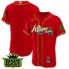 Youth's Atlanta Braves Atliens Flex Base Jersey - All Stitched