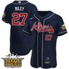 Men's Atlanta Braves Atliens Flex Base Jersey V2 - All Stitched