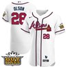 Men's Atlanta Braves Atliens Flex Base Jersey V2 - All Stitched