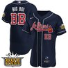 Men's Atlanta Braves Atliens Flex Base Jersey V2 - All Stitched