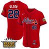 Men's Atlanta Braves Atliens Flex Base Jersey V2 - All Stitched