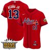Men's Atlanta Braves Atliens Flex Base Jersey V2 - All Stitched