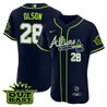 Men's Atlanta Braves Atliens Flex Base Jersey V2 - All Stitched