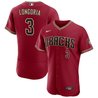 Men’s Arizona Diamondbacks Red Flex Base Jersey - All Stitched