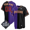 Split Arizona Dbacks - Suns 2023 World Series Patch Custom Jersey - All Stitched