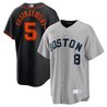 Mike Yastrzemski Boston Red Sox San Francisco Giants Jersey - All Stitched