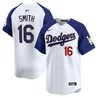 Men's Los Angeles Dodgers Gold Trim Vapor Premier Limited Jersey - All Stitched