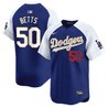 Men's Los Angeles Dodgers Gold Trim Vapor Premier Limited Jersey - All Stitched