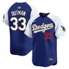 Men's Los Angeles Dodgers Gold Trim Vapor Premier Limited Jersey - All Stitched