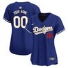 Los Angeles Dodgers Gold Trim Vapor Premier Limited Custom Jersey - All Stitched