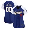 Los Angeles Dodgers Gold Trim Vapor Premier Limited Custom Jersey - All Stitched
