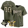 Texas Rangers Armed Forces Day Vapor Premier Limited Custom Jersey - All Stitched