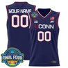 UConn Huskies 2025 Big Eat Women's Final Four Patch Lightweight Basketball Custom Jersey - All Stitched
