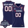 UConn Huskies 2025 Women's National Champions Patch Lightweight Basketball Custom Jersey - All Stitched