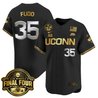 Men's Size - UConn Huskies 2025 Big Eat Women's Final Four Patch Vapor Baseball Jersey - All Stitched