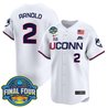 Men's Size - UConn Huskies 2025 Big Eat Women's Final Four Patch Vapor Baseball Jersey - All Stitched