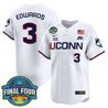 Men's Size - UConn Huskies 2025 Big Eat Women's Final Four Patch Vapor Baseball Jersey - All Stitched