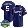 Men's Size - UConn Huskies 2025 Big Eat Women's Final Four Patch Vapor Baseball Jersey - All Stitched