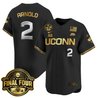 Men's Size - UConn Huskies 2025 Big Eat Women's Final Four Patch Vapor Baseball Jersey - All Stitched