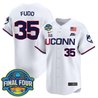 Men's Size - UConn Huskies 2025 Big Eat Women's Final Four Patch Vapor Baseball Jersey - All Stitched