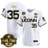 Men's Size - UConn Huskies 2025 Big Eat Women's Final Four Patch Vapor Baseball Jersey - All Stitched