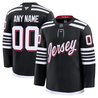 New Jersey Devils Hockey Custom Black Jersey - All Stitched