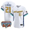 Sugar Land Space Cowboys Championship Patch Vapor Premier Limited Jersey - Stitched