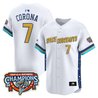 Sugar Land Space Cowboys Championship Patch Vapor Premier Limited Jersey - Stitched