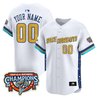 Sugar Land Space Cowboys Championship Patch Vapor Premier Limited Custom Jersey - Stitched