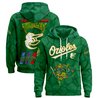 Teenage Mutant Ninja Turtles Baltimore Orioles Green Pullover Hoodie - All Printed