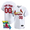 Springfield Cardinals White Custom Jersey - All Stitched