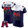 Houston Roughnecks Navy Custom Jersey - All Stitched