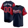 Rome Braves Navy Baseball Custom Jersey - All Stitched